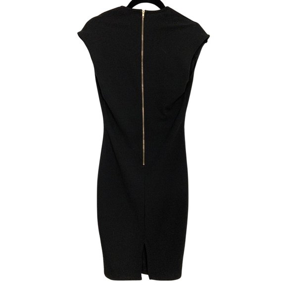 Sexy V-Neck Short Sleeve Bodycon Dress - Picture 2 of 5